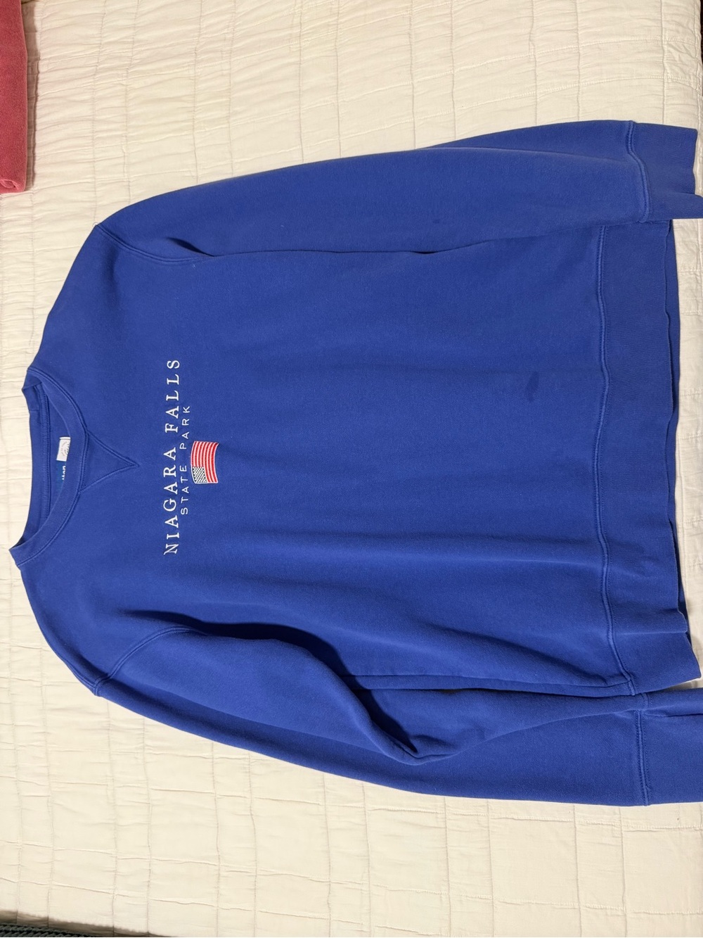 Niagara Falls USA Men's Royal Blue Crewneck Sweatshirt